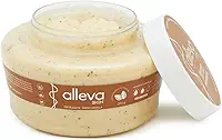 Esfoliante Corporal e Facial Fresh Vanilla Alleva - Suaviza e Hidrata a Pele - Grão na Medida Certa, 250ml