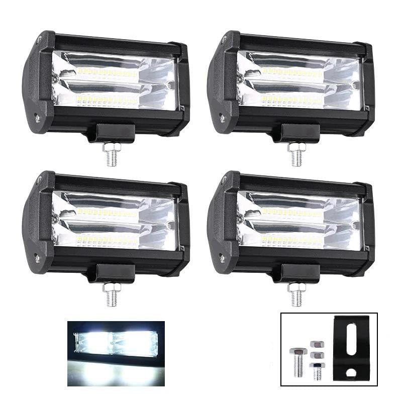 Barre jeu phares LED 72W pour supprimer les angles morts en conduite nocturne et tout-terrain