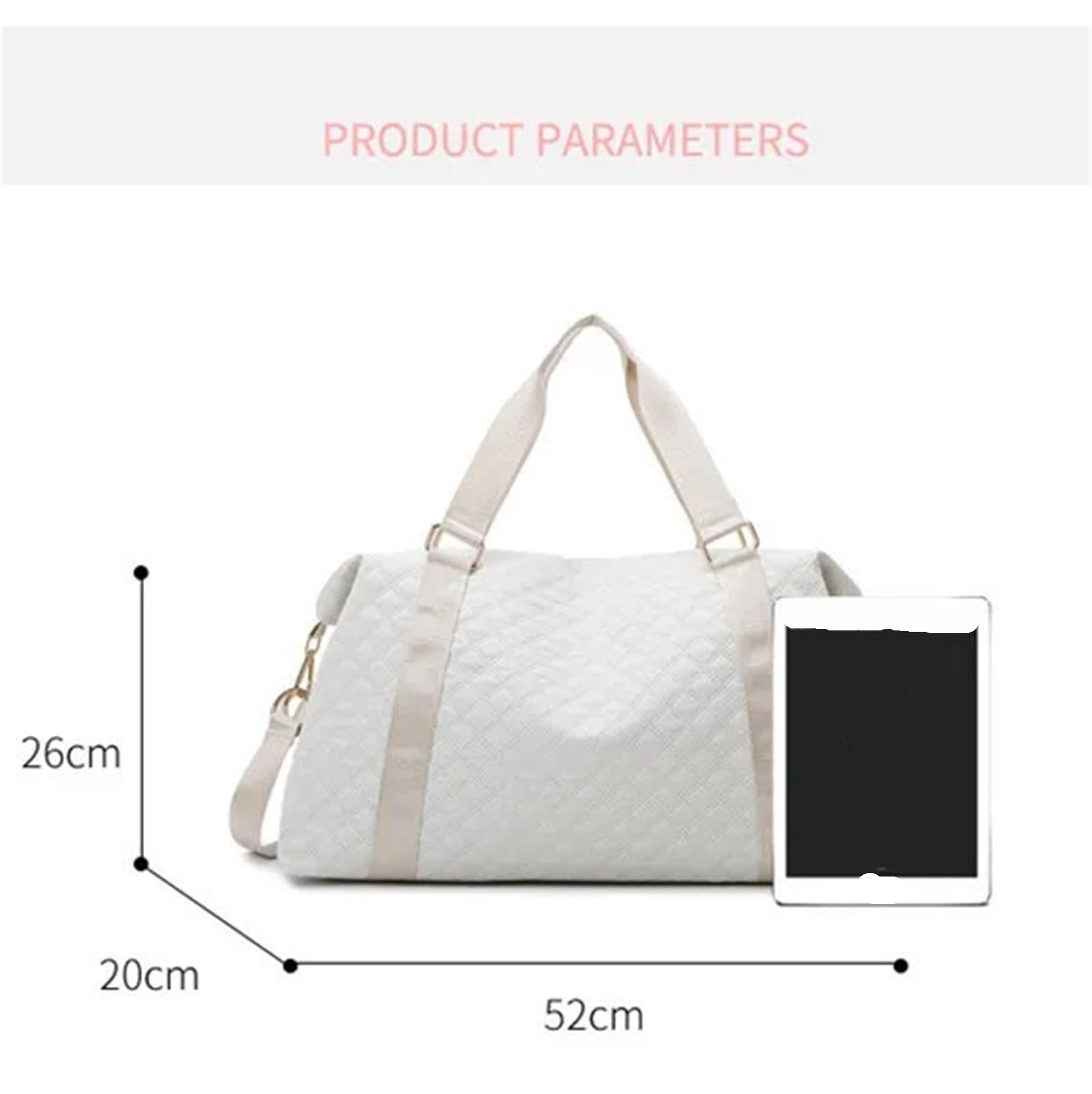Borsa Da Palestra Borsa da fitness viaggio antispruzzo di grande capacità Separazione dal bagnato for sport nuoto yoga(Pink)