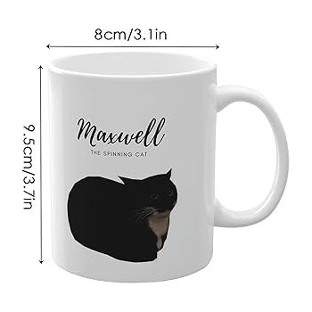 Amazon.co.jp: 面白い猫のマグカップ - 11.8オンス。 axwell The
