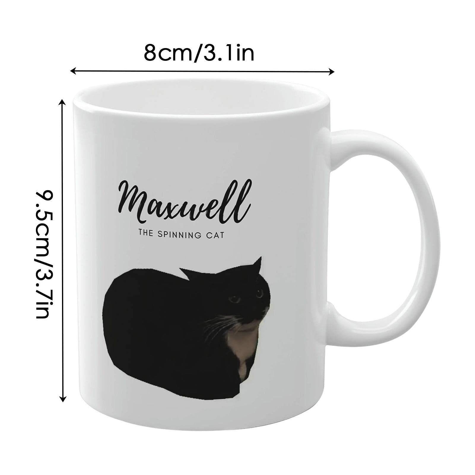 Amazon.co.jp: 面白い猫のマグカップ - 11.8オンス。 axwell The Cat