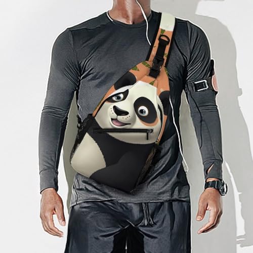 Morrales Sanfandingo Panda Sling para hombre y mujer miniatura 7