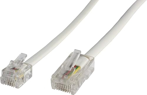 Microconnect MPK456 Netzwerkkabel (6 m, RJ-45, RJ-11, weiß)