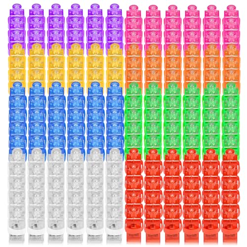 Finger Lights 200Pcs In 8 Colors Led Finger Light for Kids Halloween Party Favors for Trick or Treats Goodie Bag Fillers Light Up Finger Flashlights for Back to School Classroom Prizes Christmas