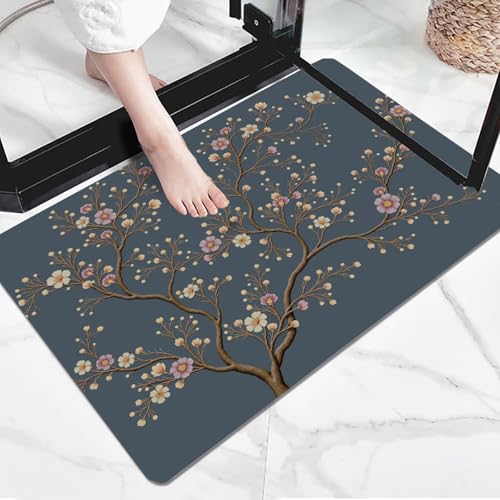 Tapis entree interieur bleu anti-saleté et antidérapant - 5