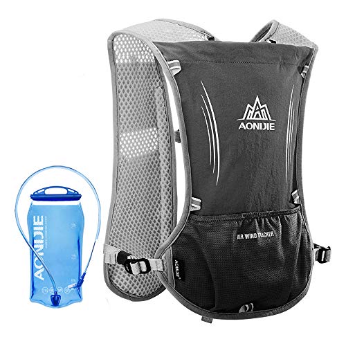 Lixada 5L Vejiga de Agua Mochila  Hidratación  Running  Impermeable y Transpirable