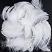 Plumas de Ganso, 250 pcs Blanco Natural Plumas de Gallo Manualidades Decoración...