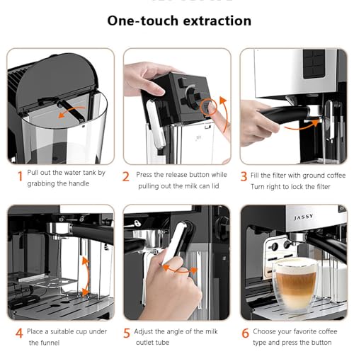 Cafetera Espresso Automática con Espumador 1.4 L miniatura 4