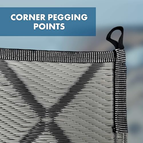 Purely Outdoors Superior Awning Carpet - Eco-Friendly, Padded, Breathable, Non-Slip, Reversible Groundsheet Mat for Caravan Awnings, Tent, Motorhome, Beach, Picnic, Decking (Hampton Grey, 250 x 450cm) - Image 3