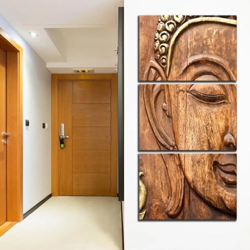Tableau d'art mural bouddha avec châssis de qualité supérieure