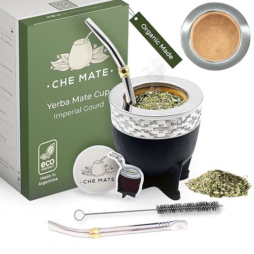 Premium Argentina-Uruguay Yerba Mate Cup and...