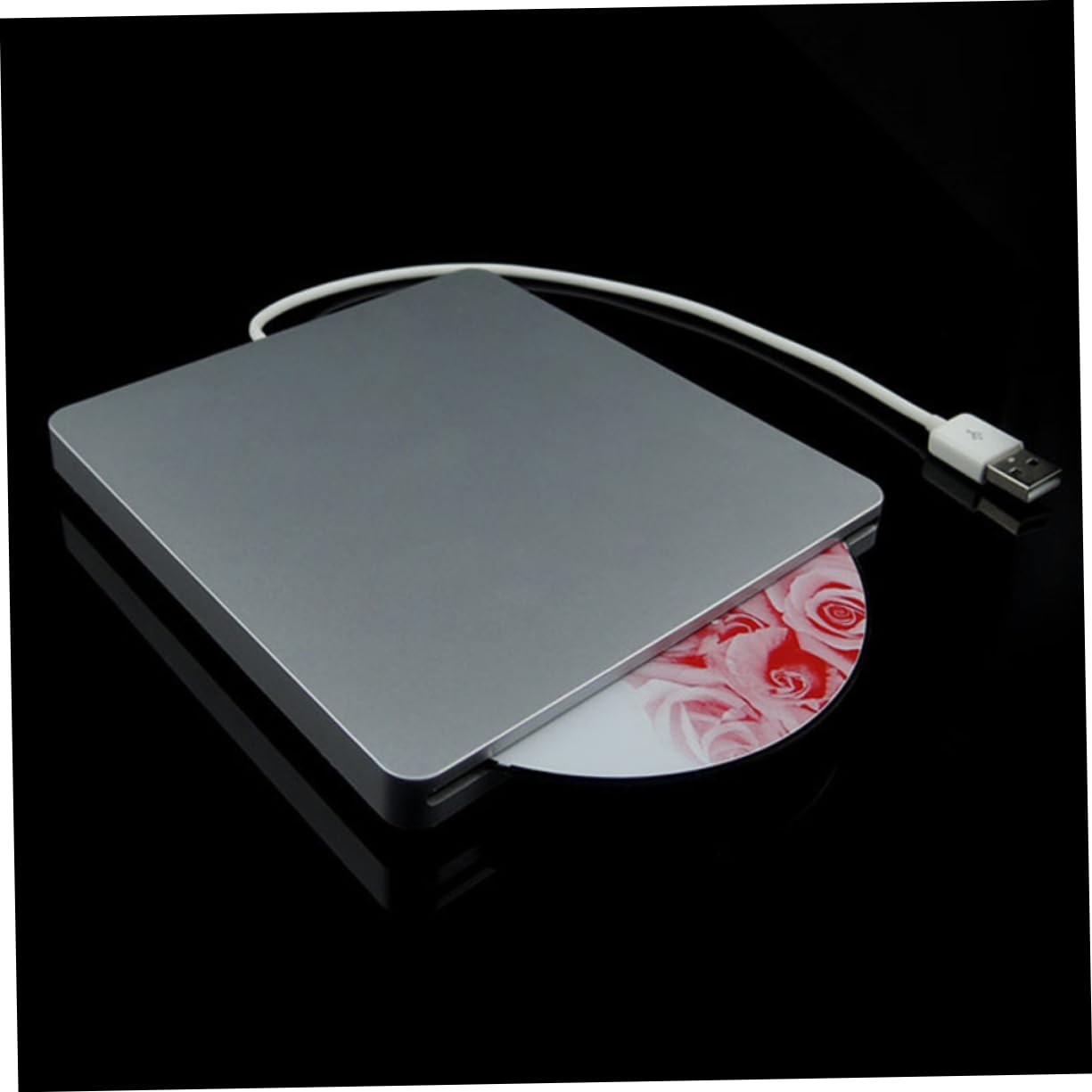 HEMOTON Unità Dvd Esterna 8x Abs Argento per Laptop e Computer | Riproduzione Musicale e Installazione Software, USB 3.0, Formato CD Rom/dvd Rom, Uso Domestico