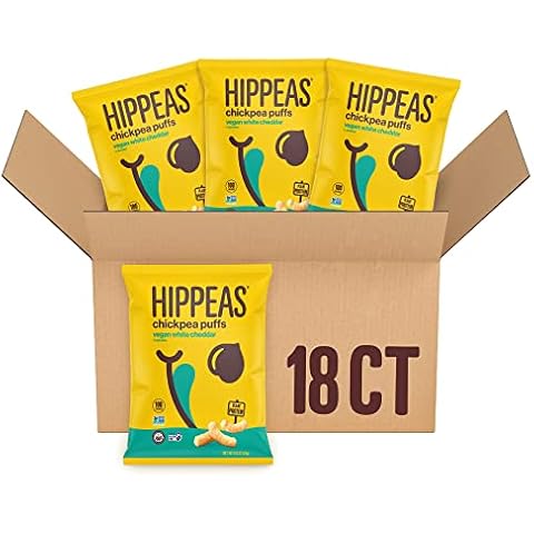 Hippeas Chickpea Puffs, Vegan White Cheddar Cover