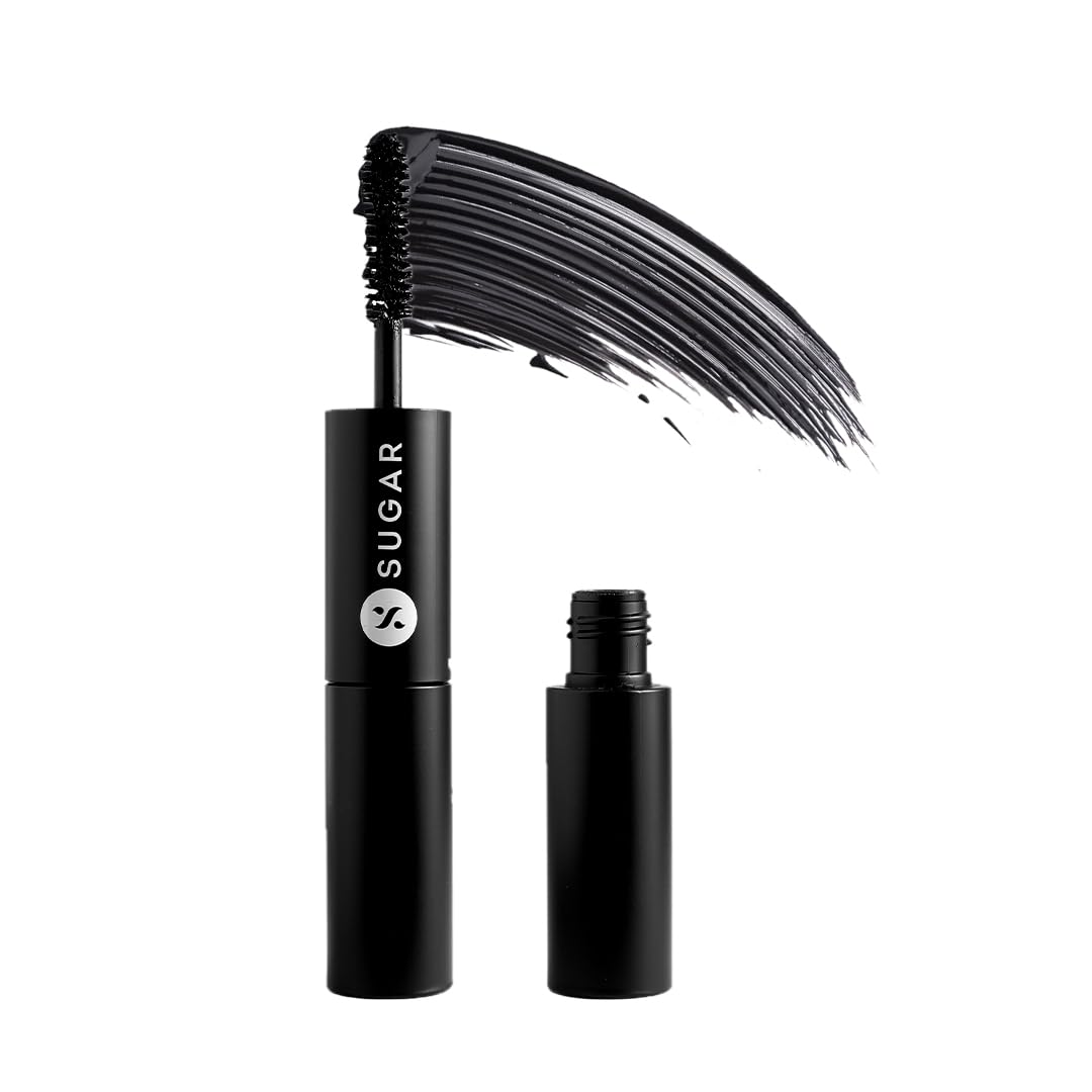SUGAR Cosmetics Double Date Extreme Volume Mascara, Black