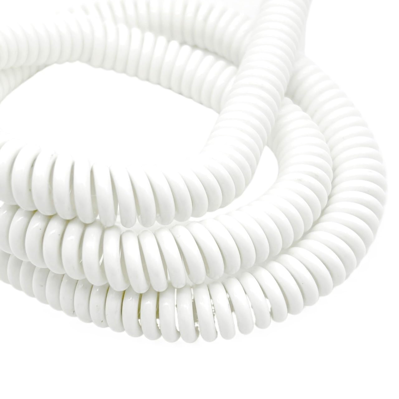 Cable de alimentación de resorte espiral de múltiples núcleos de la flexión