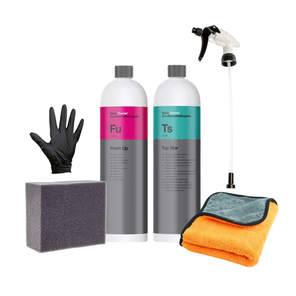 Koch Chemie Top Star 1,0L Kunststoffpflege Milch Set (6-Teilig)