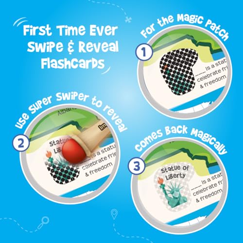 Imagimake Mapology USA Flash Cards | Learn United States Along with Flags and State Shapes | Ages 8-12 | Foam Jigsaw Puzzle, Fun Facts, Educational Toy for Kids | Gift for Christmas and Birthdays - image 3