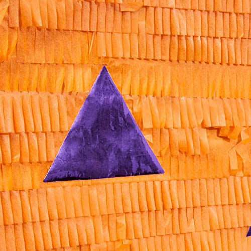 Pull String Pumpkin Pinata For Halloween Party Supplies, Small Orange Jack-O-Lantern (17 X 13 X 3 In) #TOP5