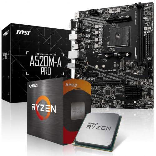 Aufrüst-Kit Bundle Ryzen 7 5700X Prozessor, A520M-A Pro Mainboard