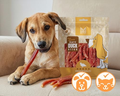 MERSJO Soft Duck Slice, weiche, schonend luftgetrocknete Entenbruststreifen für Hunde, 92 % Fleisch, 100 % natürlich… – Ansicht 5