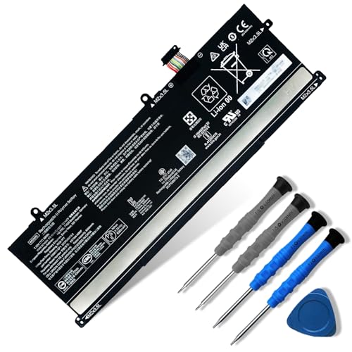 Image of 68Wh WE04XL Laptop Battery Replace for HP Envy X360 16-AC 16-AD 2-in-1 Pavilion Plus 16-AB 16T-AB Pavilion Plus 14-ey 14-ew X360 Spectre 14-EU Series HSTNN-WB0F N39817-CE1 N39817-CF1 7.72V