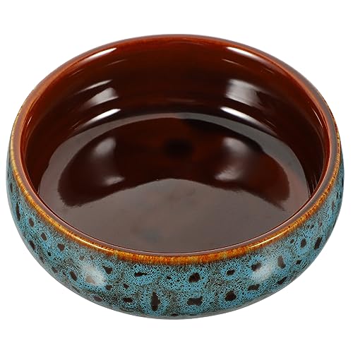 BESPORTBLE Maceta de cerámica para horno, cuenco de estanque, cuenco de cerámica blanca, maceta de agua, cuenco de comedor, centros de mesa sin decoración, maceta de jardinería de narcisos, maceta