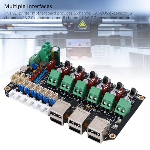 Hub de contrôle d'imprimante multi-têtes pour simplifier le câblage 3D PCB - 2