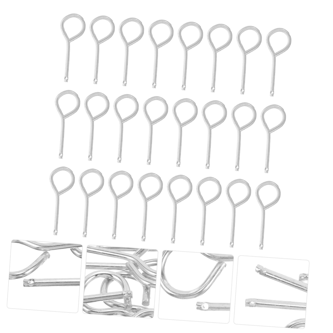 Alipis 200 Pasadores De Seguridad De Inoxidable Para Extintor Accesorios De Seguridad Para Extintores