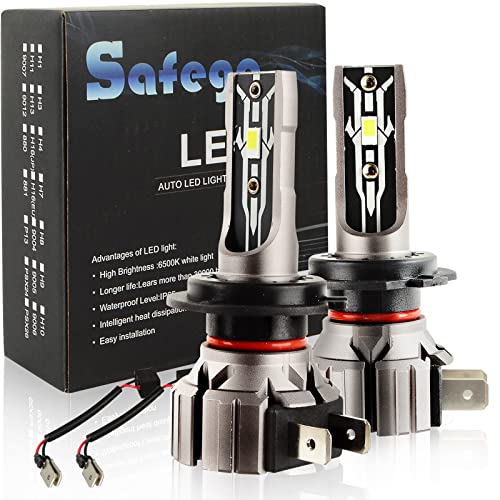 Safego Lampadine H7 LED 8000LM, Fari Abbaglianti o...