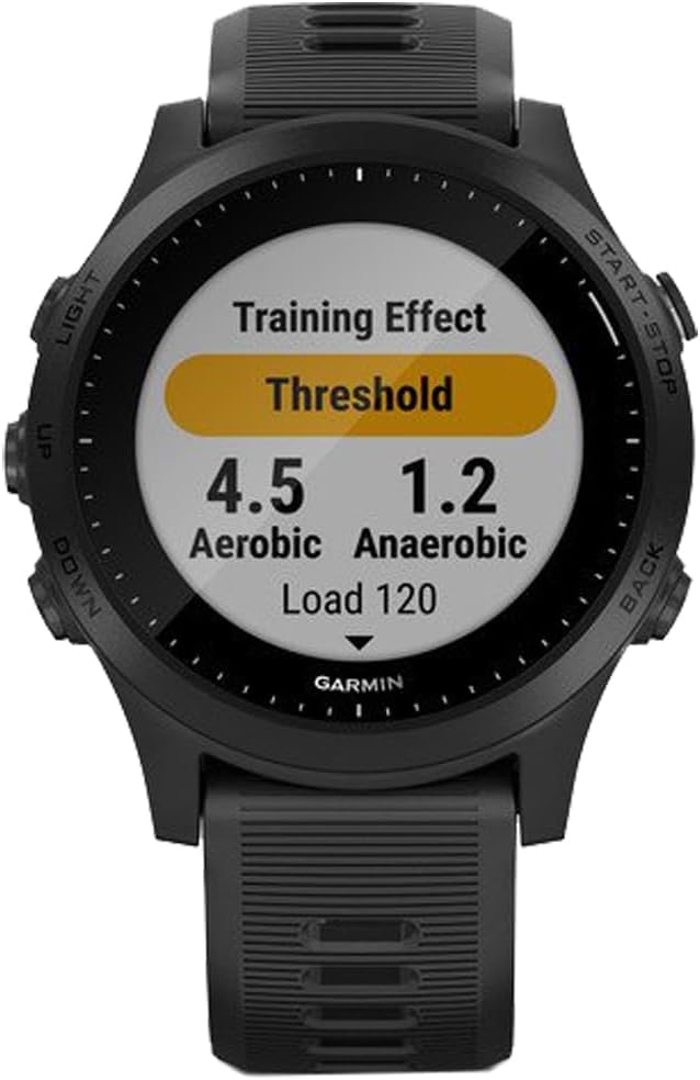 Garmin 010-02063-00 Forerunner 945 GPS Sport Watch (Black) Bundle with 2 YR CPS Enhanced Protection Pack