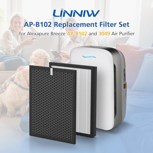 Image of AP-B102 Replacement Filter Set for Alexapure Breeze AP-B102 Air Purifier