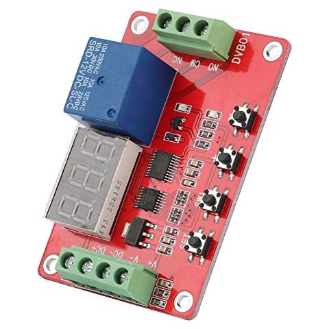 Akozon Digital Fensterspannungsvergleicher 12 V / 24 V Rot DVB01 Digital Fensterspannungsvergleicher/Spannungsmessung(12V) Cover