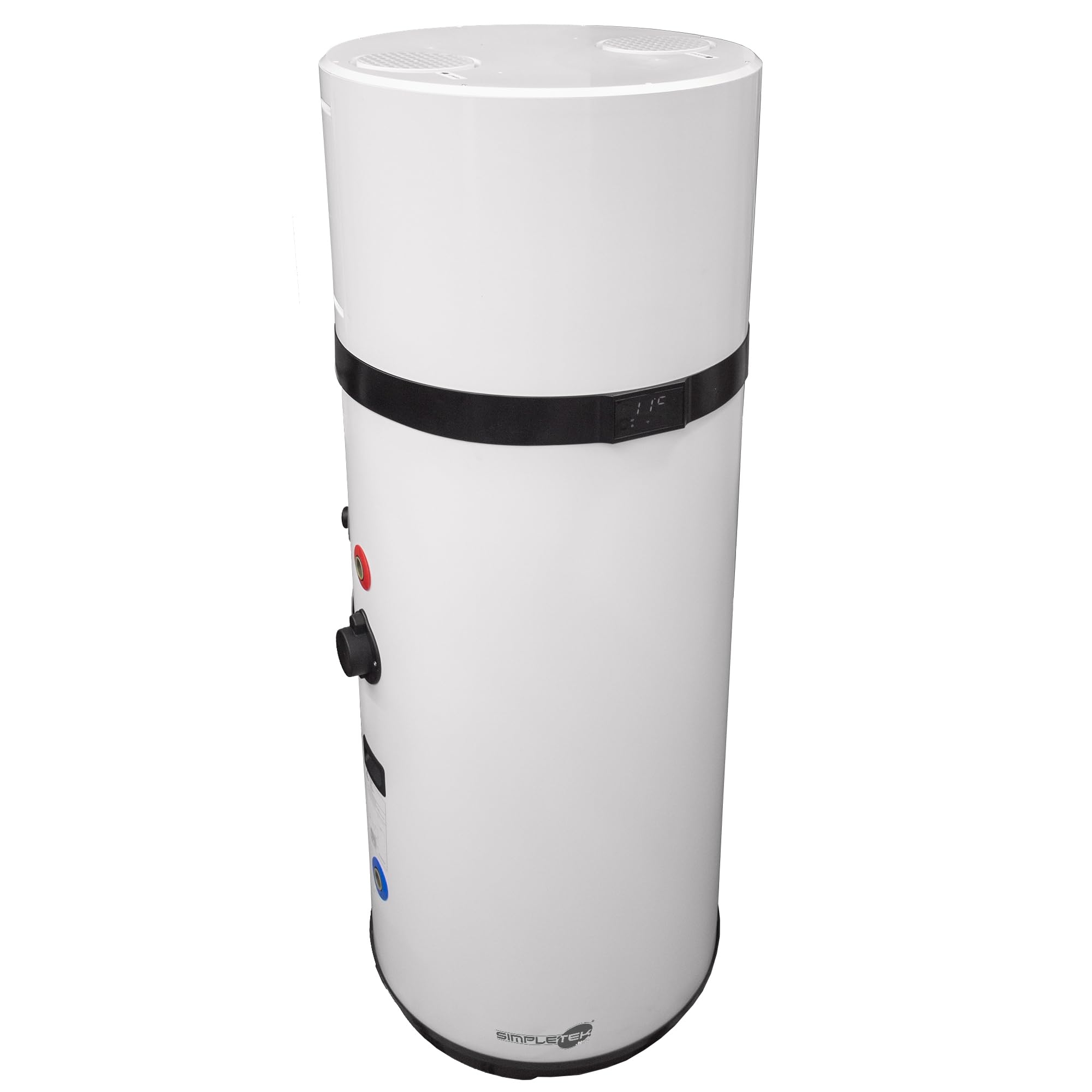 SIMPLETEK - Boiler 200 lt con Pompa di Calore Integrata Scaldacqua Elettrico per Pannelli Solari 1820W Ideale per Fotovoltaico Ecologico Domestico