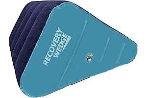 Inflatable Wedge Pillow for Sleep Apnea- Leg Elevation Pillow for Sleep and Post-Surgical Recovery