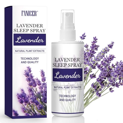 Sleep Pillow Spray Relajante, Spray de lavanda, Spray para Dormir, Bruma Almohada para Dormir Mejor, Sueño Spray para Dormir Profundamente, Pillow sprayper Ayuda a conciliar el sueño