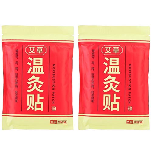Autocollants Moxibustion, Feuilles D'Absinthe, Autocollants Moxibustion Autocollant Chaud Taille Et Aux Jambes, Pour Acupuncture Autocollants Genou Absinthe Cover
