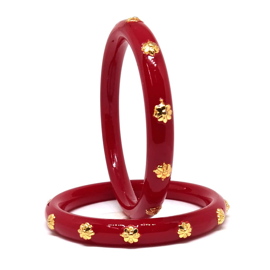 See full amazon price history chart for BOVZEN Gold Plated Bengali Bangle Red Pola For Women Pack of 2 (2-2) BOVZEN Gold Plated Bengali Bangle Red Pola For Women Pack of 2 (2-2) (B0C5DBB5WR) Amazon Price History, Amazon Price Tracker