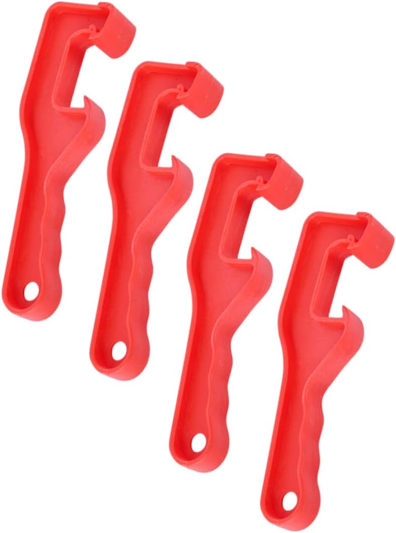 SHOWERORO 8pcs Plastic Bucket Opener Oil Drum Lid Wrench Paint Bucket Lid Opener Tools
