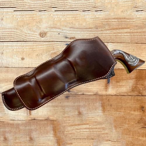 Medieval Pistol Holster Viking Retro Faux Leather Revolver Belt Holster Renaissance Generic Gun Holder for Cosplay4