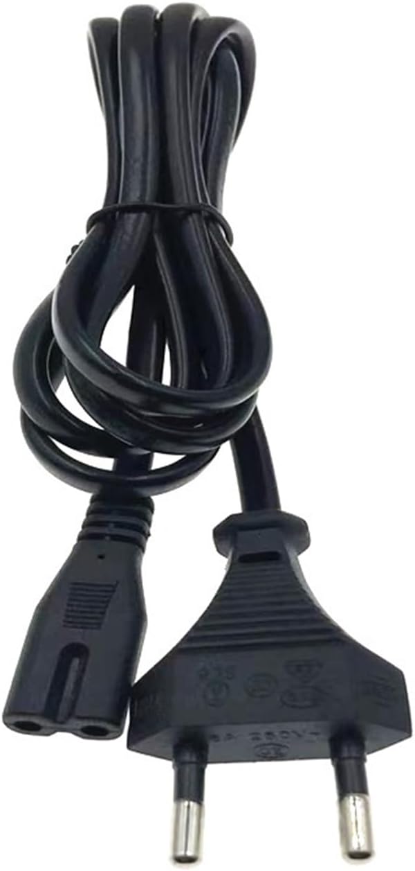 American Standard Two Flat Plug Power Cord AC Power Cord Eight Character Tail Power Cord 1.5 Meters 0.75 Square (Size : US)