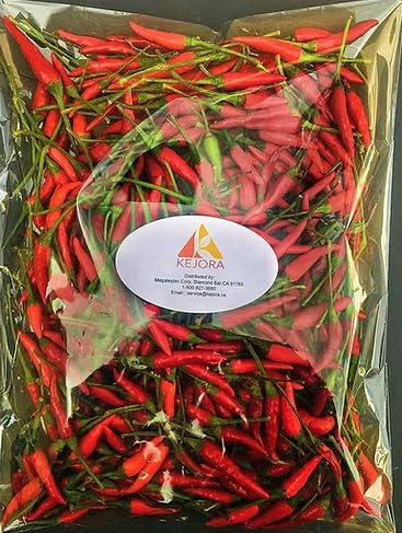 Miniatura 4 de KEJORA Pimientos rojos tailandeses frescos -1 libra (16 oz)