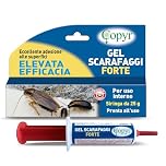 Copyr Gel Scarafaggi Forte - Antiscarafaggi e Blatte Pronto all'Uso, 25g x 1 Pz - da Applicare in Gocce, per Ambienti Interni
