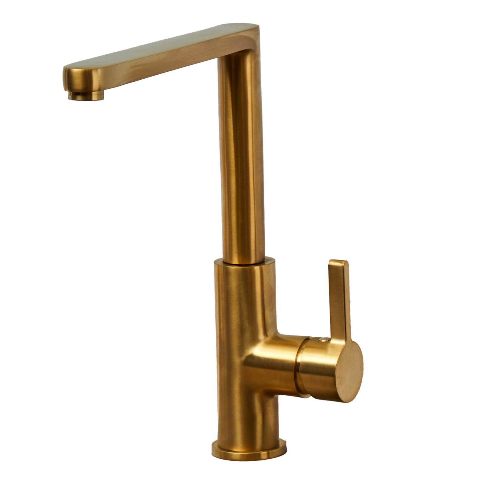 Liquida Brass W25br 360 Degree Swivel Spout Brushed Kitchen Mixer Tap