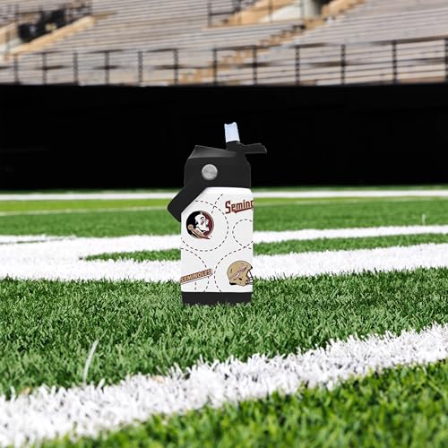 Image of Logo Brands NCAA Mascot Stainless-Steel Kids Bottle -Soft Silicone Mouthpiece, Easy To Carry, Kid-Friendly Design- Great For School & On-The-Go