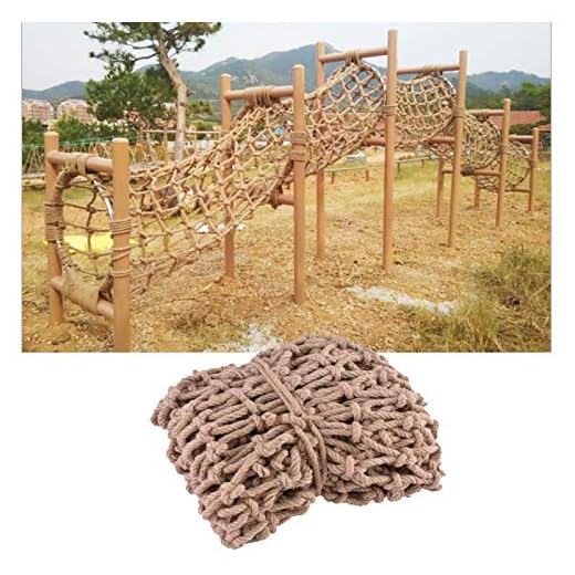Climbing Net for Kids, Treehouse Safety Net Child Swing Fence Netting Rope Ladder Truck Trailer Heavy Duty Cargo Net Balcony Stair Playground Protection Net Grid 10cm (Size : 110m(333ft))