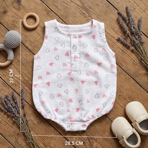 Image of The White Cradle Muslin Jhabla for Newborn Baby, Organic Cotton Vest