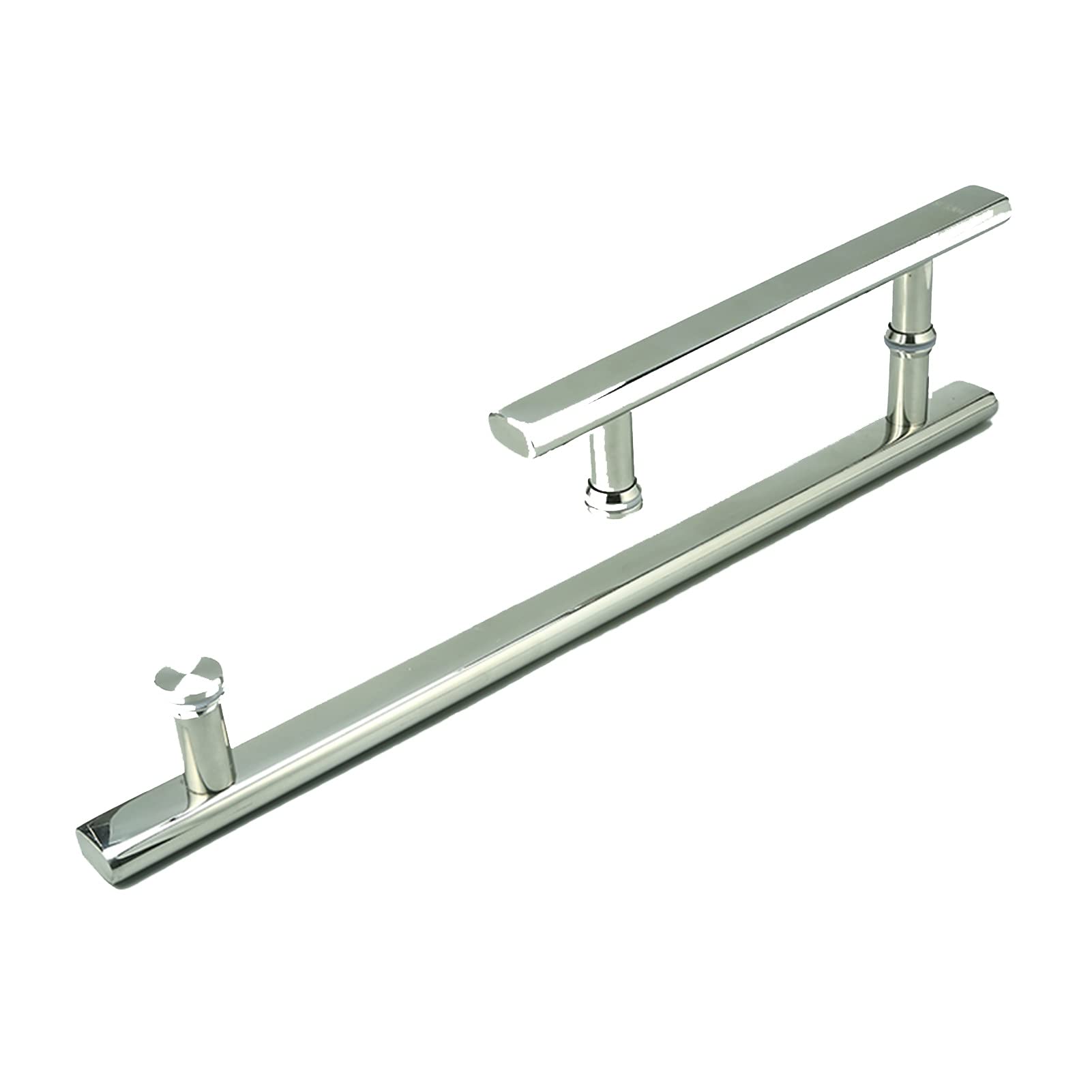 Poignée de porte en verre inox pour douche coulissante salle de bain 185mm