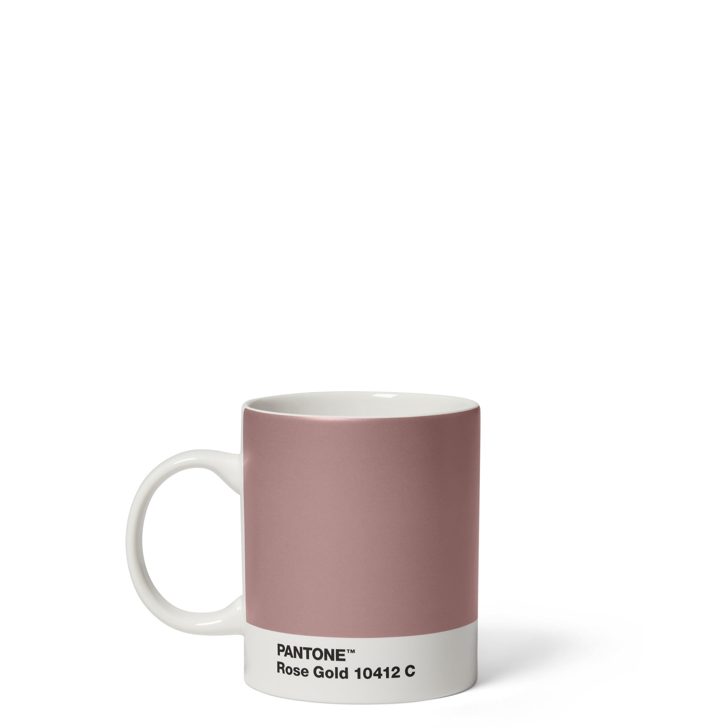 Pantone Porcelain Coffee Mug, Dishwasher Safe, 375 ml, Rose Gold 10412