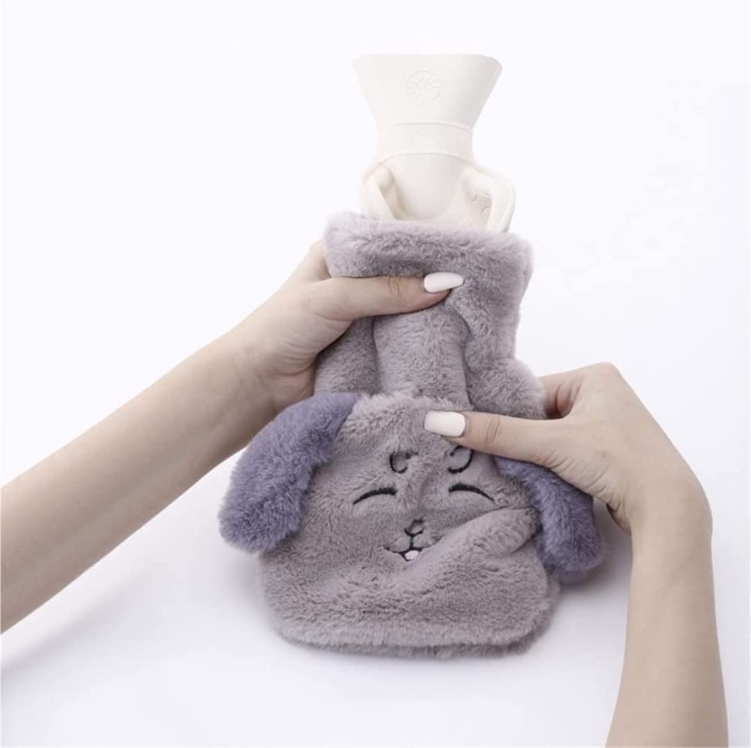 Bolsa Agua Caliente Para Calentar Manos Botella De Agua Caliente De Felpa Con Tapa Bolsa De Agua Caliente Para Aliviar El Dolor Dolores De Cabeza En La Espalda Noches Acogedoras Botella De Agua Calien
