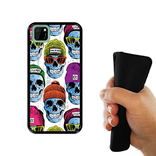 Custodia per [ Huawei Y5p ] Disegni [ Cranio